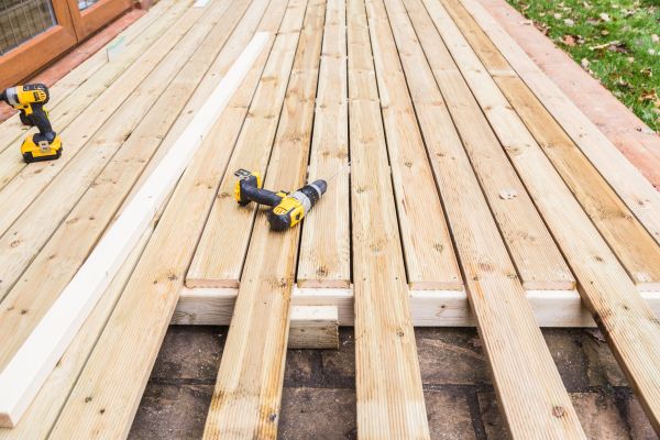 Damaged Deck Boards Repair in O Fallon