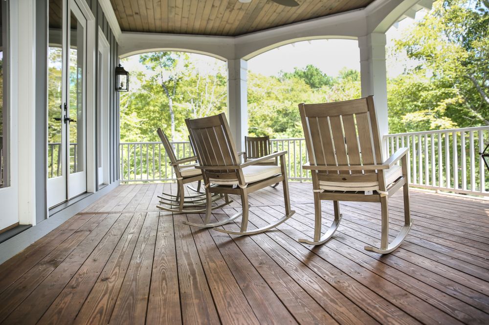 Wooden Porch Installation